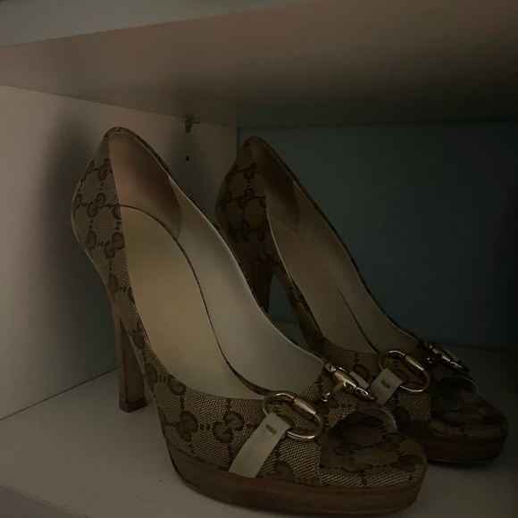 🤎🇮🇹Vintage Gucci Beige & Ebony original GG Size 10 - Picture 12 of 13